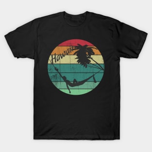 Hawaii Retro Hawaiian Island Surfer Vintage T-Shirt